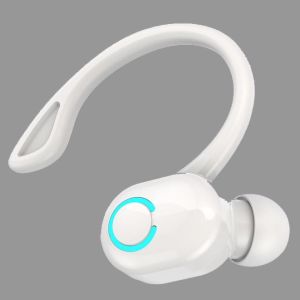 New Ear Clip Bluetooth Headset Bluetooth 5.4 Earphones HiFi Stereo Headset With Breathing Light Single Bone Conduction Bluetooth Earphones Touch Control Cancelling Sports Wireless Earbuds With Mic