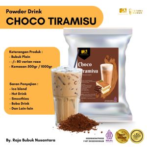 Bubuk Minuman Regular Rasa Choco Tiramisu Powder Drink Reguler Coklat Tiramisu