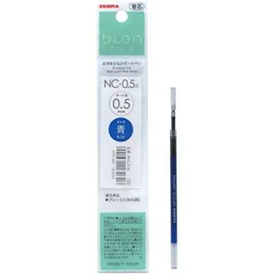 ปากกาและไส้ปากกาลูกลื่น Blen 1C รุ่น RNC ขนาดหัว 0.5 และ 0.7 MM