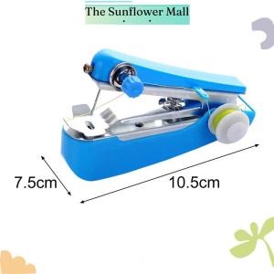Sunflower 1 Set Mini Sewing Machine Fast Stitch Labor-saving Fabric Clothes Sewing Tools Handheld Portable Mini Manual Sewing Machine