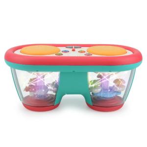 Baby Music Drum Toy LED Flash Tambourine Electronic Projection Beat Drum for Toddler 3 4 5 Education Toy Birthday Gift
