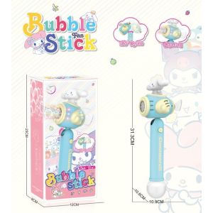 Sandrio 2in1 Bubble Wand + fan Outdoor Bubble Wand Fun Toys for Kids Children Gift Idea Birthday Gift Christmas