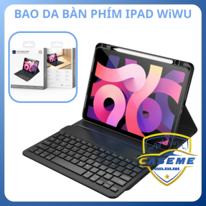 Bao da bàn phím dành cho iPad Air 11 inch M3 2025 Wi Wu MK-006 – 3 trong 1 kèm bút cảm ứng
