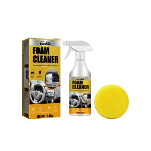 【Fast ship】Germany  Car Interior Clean Foam Refinisher Quickly Clean Stubborn Stains [Easy Clean/Save Car Wash Fees] Germany Rayhong Car Interior Foam Refinisher Cleaner Car Seat Leather Care/Stain Remover/Plastic Headliner/Rich Foam/Car Home Dual-Use Cle