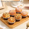 Fake Cupcakes, Artificial Cupcakes for Display, Realistic Fake Food, Artificial Cake Fake Desserts Pastries for Decoration, Decorative Faux Cakes Set C 6 Pack. 