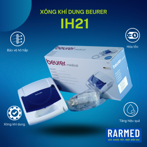 Máy xông mũi họng khí dung Beurer IH21 hạt siêu nhỏ công suất cao