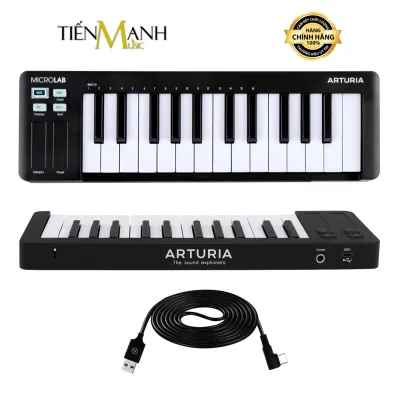 [Chính Hãng] Midi Keyboard Controller Arturia MicroLab MK3 - Bàn Phím Sáng Tác Sản Xuất Producer Micro Lab