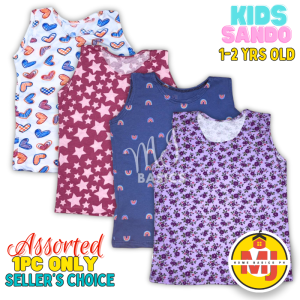Plus Size Kids Sando 2XL for Girls | Teens Size Sleeveless | Premium Korean Cotton | Fits 10-13 Years Old