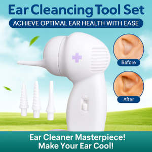 Baby Electric Ear Cleaner Rechargeable Ear Wax Remover Ear Vacuum Cleaner Electric Earwax Cleaner