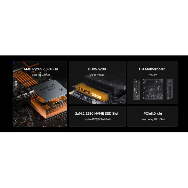 MINISFORUM%20BD895i%20SE%20ITX%20Motherboard%20AMD%20Ryzen9%208945HX%20AMD%20Radeon%20610M%20DDR5%20PCle5.0%20100W%20-%20Image%203