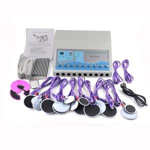 Lady Beauty Salon Equipment High-end Professional 10 Ways Electric Thermionic Slimming Body Massage Machine EMS Muscle Stimulator Weight Loss Dredge Meridian Pulse Electrostimulation Enlarge Womens Breasts Bra Insert Pads