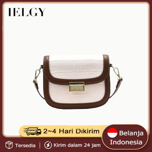 IELGY Tekstur Tas Wanita Retro Baru Satu Bahu Ketiak Messenger Tas Persegi Kecil