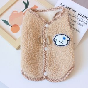 CHLOCH Mềm mại Quần áo mùa đông cho chó Làm dày Thoải mái Trang phục cho chó Dễ thương Phong cách Chihuahua Áo khoác cho chó Chó nhỏ và trung bình