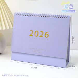 2026 Desktop Calendar - 2026 edition - tabletop planning format - for daily planning study desks and office schedules - creative DIY supply - easy to organise and suitable for everyday projects -