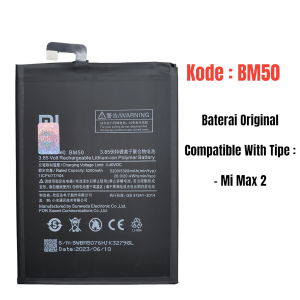Baterai 100% New For Xiaomi Mi Max 2 BM 50 Mi Max2 BM50 Batre