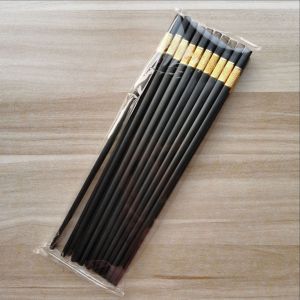 Bộ 10 Đôi Đũa Hợp Kim 24 Cm Siêu Sang Mạ Viền Vàng