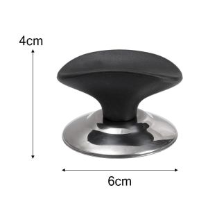 Universal Pot Lid Handle With Screws Accessory Anti-Scalding Bakelite Replaceable Top Cap Pot Cover