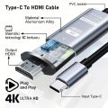Jovitech USB Type C to HDMI Converter Kabel Adapter Kabel Type C to HDMI 4K UHD Converter Hp ke TV PD 100W Fast Charging - DC31. 