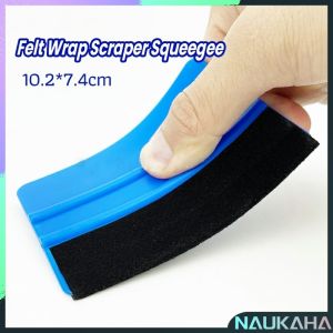 N.K. Felt Endge Wrap Scraper Squeegee Plastic Squeegee For Car Auto Vehicle Window Film