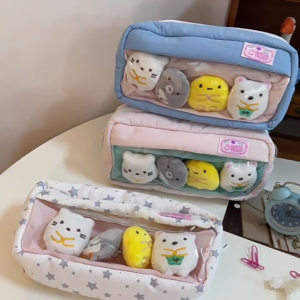 กล่องดินสอลายดาวกล่องใส่ดินสอไปโรงเรียนปากกาสุนทรีย์กระเป๋าสำหรับเครื่องหมายอุปกรณ์ศิลปะการจัดเก็บ