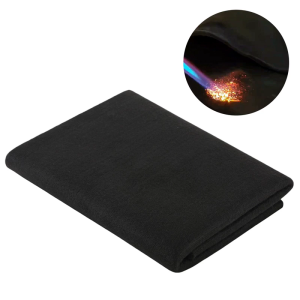 100x100cm Carbon Fiber Fireproof Blanket Suitable For Welding Highly Temperature Protective Flame Retardant Welding Mat