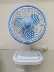 Kipas Angin Meja Deskfan 8inc Jaring Rotasi 360 Derajat Osilasi Kiri Kanan 2speed Merek Hose