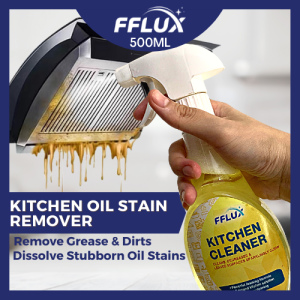 FFLUX Kitchen Cleaner 500ml Heavy Oil Kitchen Stain Remover Pembersih Minyak Dapur