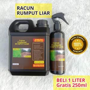[Bogortani] OBAT PEMBASMI RUMPUT LIAR | GULMA | ILALANG | 100% AMPUH | MATI SAMPAI KE AKAR | 1 LITER GRATIS 250ML