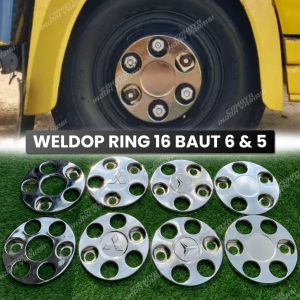 Wheldop chrome 5 lubang / 6 lubang truk bus