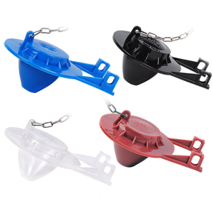 2Pcs Toilet Flapper Replacement 2inch Toilet Stoppers Flapper Water Saving Flush Valves Flapper with Stainless Chain