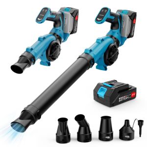 Powdeom 17000RPM Electric Air Blower Cordless Leaf Blower Battery Vacuum Blower Vacuum Cleaner