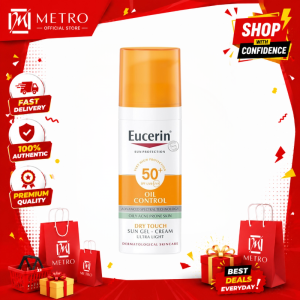 Eucerin Oil Control Dry Touch SPF50+ 50ml Sunscreen UV Protection Waterproof Sunblock Sun Gel Cream