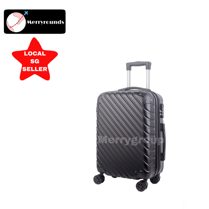 New Expandable Zipper Travel Luggage With 3 Digit Lock Cabin Size