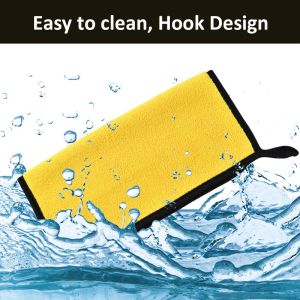 1/3Pcs Car Wash Microfiber Towel 30x30/60CM Car Cleaning Drying Cloth Hemming Car Care Cloth Detailing Car Wash Towel