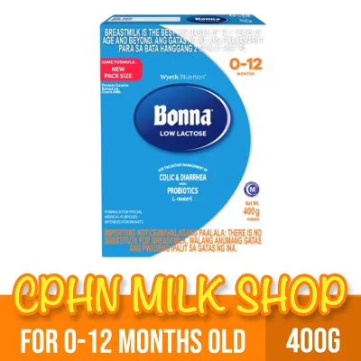 BONNA Low Lactose 400g for 0-12 Months Old Infant Formula