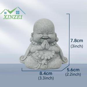 XZ✨✨✨ Lapis Lazuli đồ trang trí mô hình nhà sư nhỏ đồ trang trí linh vật trang trí máy tính để bàn sáng tạo vi cảnh quan