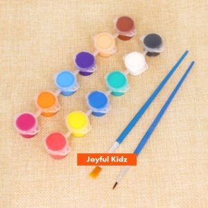 Kids Creative DIY Wooden Boat Colouring Painting Graffiti Art Crafts