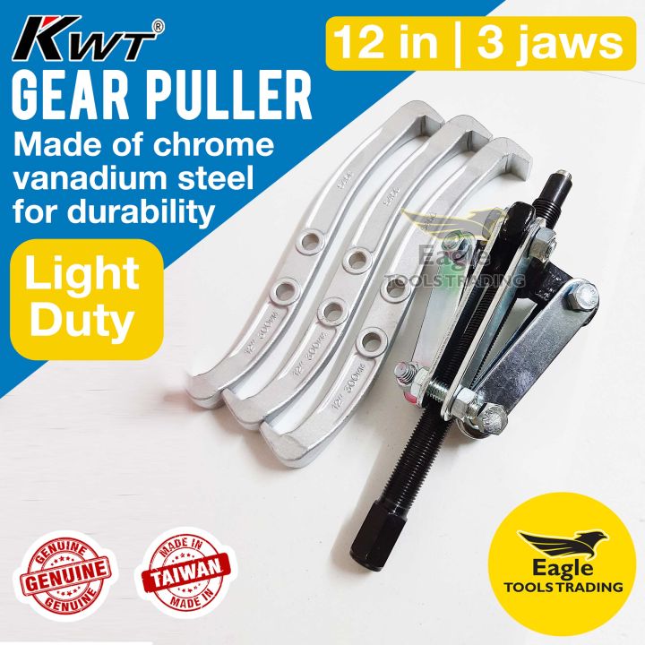 KWT Gear Puller 12 inches 3 jaws Bearing Puller Light Duty Gear