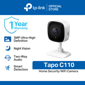 TP-Link Official Store | Tapo C110 | 2K 3MP UHD Indoor WiFi IP Security Cctv Sale Camera Connect to Cellphone with Mic and Speaker