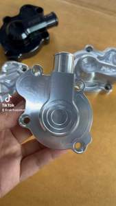 ฝาครอบเรือนปั้มน้ํา ฝาปิดตาน้ํา ฝาปั้มน้ํา ตาน้ํา KR งาน CNC ของแต่งมอเตอร์ไซค์ มี4แบบ