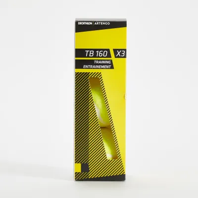 Decathlon Tennis Ball TB160 Tri-Pack - Yellow
