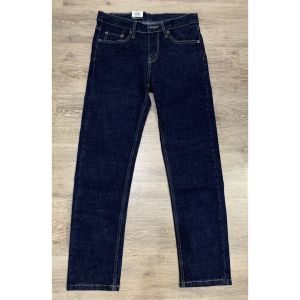 Quần jean nam ống đứng vải co giãn dáng slimfit ống đứng suông cao cấp Kazata ống 17-19cm