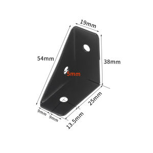 B.F. Triangle Thickened Furniture Corner Connector Brace Support Bracket Fastener