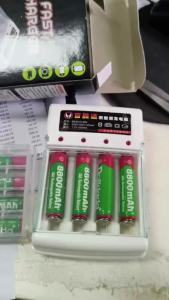 {NEW} Dolidada 1.5V AA 9800mah AAA 8800mAh Rechargeable Battery Batteries Alkaline Battery With Charger For Led Light