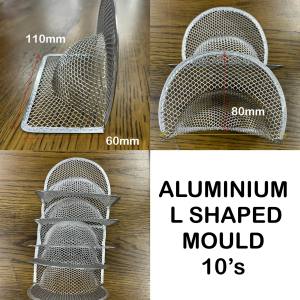 S5C4 - 10 pcs x Aluminium L Shaped Mould for Cleaning Bird Nest 铝燕窝模 110x80x60mm