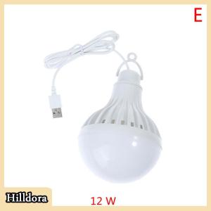 [Hilldora] LED Lantern Portable Camping Lamp Mini Bulb LED USB Power 3W 5W 7W 9W 12W