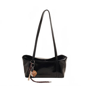 IELGY Korean Version Niche Underarm Bag Trendy Retro Portable Commuter Simple Large-Capacity Shoulder Bag