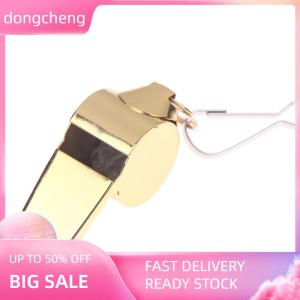 dongcheng Vàng Thép không gỉ Dây còi treo cổ ngoài trời cứu hộ còi