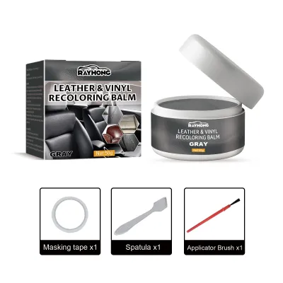 Rayhong Car Care Liquid Leather Repair Kit Auto Complementary Color Paste Car Seat Sofa Scratch Cracks Paint Care Advanced Leather Repair Gel Car Seat Home Leather Complementary Color Repair Paste Scratch Cracks Polish Auto Complementary Color Paste