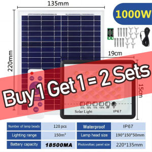 3000W Solar Lights Outdoor LED Light Solar Flood Light Street Lamp Waterproof Solar Powered flood Light solar led light outdoor lighting